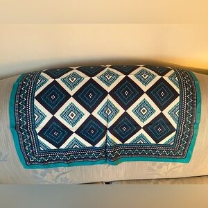 Square Teal Scarf